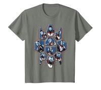 Marvel Avengers Endgame Character Group Panels Graphic Tee T-Shirt, Youth, Olive Heather, Small