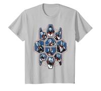 Marvel Avengers Endgame Character Group Panels Graphic Tee T-Shirt, Youth, Silver Grey, 2T