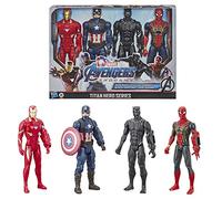 Marvel Avengers: Endgame Titan Hero Series Action Figure 4 Pack, 30 cm Figures, Captain America and More Ages 4 and Up