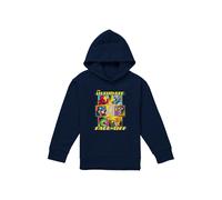 Marvel Avengers Face Off-Youth Kids Pull-Over Hoodie, Navy | Size: 7-8 Years Marvel Navy 7-8 Years