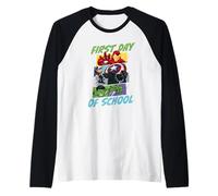 Marvel Avengers First Day of School Back to School Kids' Raglan Baseball Tee