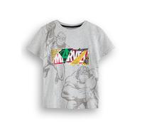 Marvel Avengers Front Logo Print Short Sleeved T-Shirt | Unisex Kids in Grey | Size: 2-3 Years Marvel Grey 2-3 Years