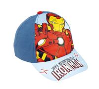 Marvel Avengers Hat for Children, Iron Man Hulk, Infant Summer Cap, Gift for Kids, Adjustable Cap, blue, One size