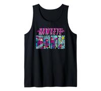 Marvel Avengers Hawkeye Classic Retro Comics Costume Panels Tank Top