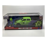 Marvel Avengers Hulk Figure and 2014 Ram 1500 1:24 Scale Jada 99726 253225029