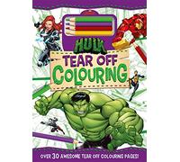 Marvel Avengers Hulk: Tear Off Colouring