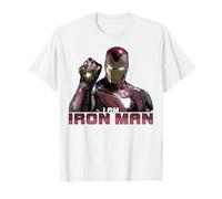 Marvel Avengers I Am Iron Man Gauntlet Portrait T-Shirt