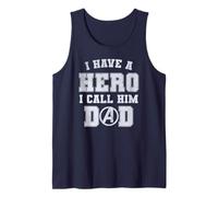 Marvel Avengers I Have A Hero I Call Him Dad Big Chest Logo Tank Top