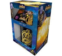 Avengers Infinity War Mug & Coaster Keyring Thanos Marvel Disney Gift Set