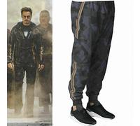 Marvel Avengers Infinity War Tony Stark Iron Man Costume Cosplay Camo Sweatpants Men Adult Camouflage Sports Trousers Jogging Bottoms XL