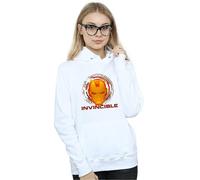 Marvel Women's Avengers Iron Man Invincible Hoodie in White | Size: Medium Marvel White M