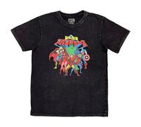Marvel Avengers Japanese Stone Wash T Shirt In Black Black XXL
