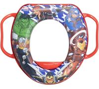 Marvel Avengers Kids Plastic Padded Reusable Toilet Seat with Two Side Support Handles