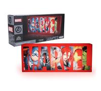 Marvel Avengers Logo Light - Officially Licensed Disney Merchandise, 2 Light Modes, Decorative Display Sign for Marvel Fans, Powered by USB or Battery | Paladone