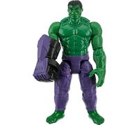 Marvel Avengers Mech Strike 15-cm-scale Action Figure Toy Hulk and Battle Accessory, for Children Aged 4 and Up Multicolor, F2159