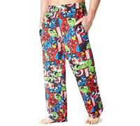 Marvel Avengers Men Teenagers Pyjama Bottoms, Comfy Nightwear Sleepwear Lounge Pants, Gifts for Him (2XL, Multi Avengers)