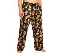 Marvel Avengers Men Teenagers Pyjama Bottoms, Comfy Nightwear Sleepwear Lounge Pants, Gifts for Him (S, Black/Brown Groot)