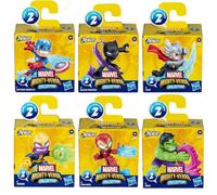 Marvel Avengers Mighty-Verse Collection 2.5" 6cm Play Figures Series 2 - Complete Set of All 6