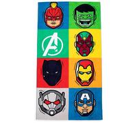 Jay Franco Marvel Avengers Pop 86cm x 162cm 100% Large Cotton Beach Towel