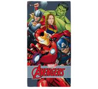Marvel Avengers Power Beach Towel Blue Superhero Official Merchandise 70x140cm