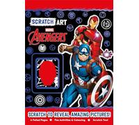 Marvel Avengers: Scratch Art (With foiled pages, activities and colouring!)