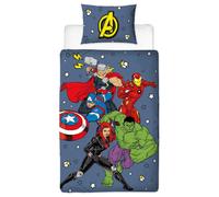 Marvel Avengers Single Duvet Cover and Pillowcase Set