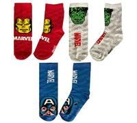 Marvel Avengers Socks Boys Girls Kids - Pack of 3 (12.5-3.5)