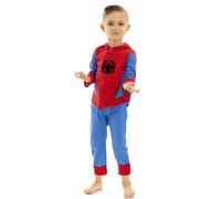 Marvel Avengers Spider-Man Toddler Boys Zip Up Cosplay Coverall 3T