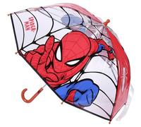 Marvel Avengers Spiderman Children's Umbrella - Children's Umbrella Windproof with Superhero Motifs and Ergonomic Handle, Spiderman, Standard