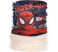 Marvel Avengers Spiderman Snood with Coral Fleece Spidy Cream, White