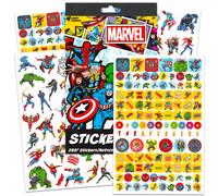 Marvel Avengers Sticker Book Set for Kids - 4 Sheets with Over 295 Avengers Stickers for Crafts Rewards and More | Superhero Scrapbooking Sticker S