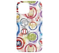 Marvel Avengers Super Hero Icons Color Bleed Case for iPhone 15