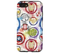 Marvel Avengers Super Hero Icons Color Bleed Case for iPhone SE (2020) / 7/8