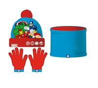 Marvel Avengers Superhero Winter Bobble Hat, Gloves and Snood set AV15553