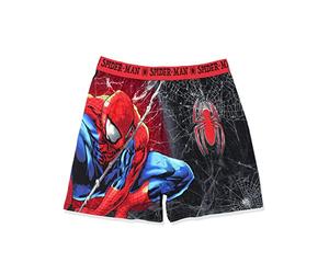 Marvel Avengers Superheroes Men's Boxer Lounge Shorts, Red/Black, XX-Large