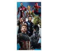Marvel Avengers Superheroes Towel Multicoloured (One Size)
