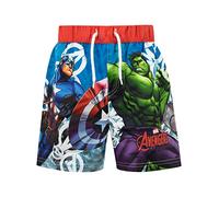 Marvel Avengers Swim Shorts | Iron Man and Hulk Boys Swimming Trunks | Boys' Swim Shorts & Trunks | Age 5 to 6 Years Multicoloured