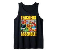 Marvel Avengers Teachers Assemble! First Day Back to School Tank Top