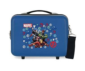 Marvel Avengers Team Travel Accessory- Cosmetics Case, 29x21x15 cms, Azul