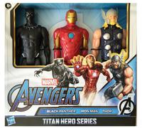 Marvel Avengers Titan Hero Series 12” Action Figures x 3 - NEW & SEALED
