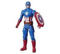 Marvel Avengers Titan Hero Series Captain America 12” Action Figure, Blue