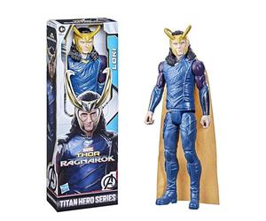 Marvel Avengers Titan Hero Series Collectible Loki Action Figure, Toy For Ages 4 and Up F2246, Black, 12-Inch