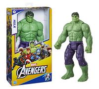 avengers Marvel Titan Hero Series Blast Gear Deluxe Hulk Action Figure, 30-cm Toy, For Children Aged 4 and Up, Green