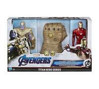 Marvel Avengers Titan Hero Series Ironman Thanos Titan Hero &Glove Toy Multipack