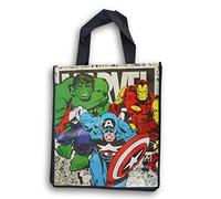 Marvel Avengers Tote Bag The Hulk Captain America Ironman Gift or Loot Bag, Multi