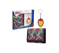 Marvel Avengers Wallet & Keyring Set Marvel Multicolor One Size