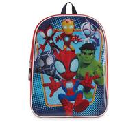 Marvel Backpack for Kids 15” | Awesome Bookbag for Boys & Girls Back to School Supplies, Spidey Blue, 15 inches