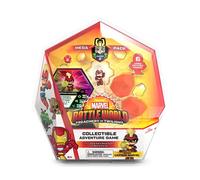 Marvel Battleworld: Series 2 Treachery at Twilight Mega Collectable Adventure Game Pack - Captain Marvel (Includes 5 Hero Collectables + 1 Exclusive + 13 battle Cards) - Ideal for Ages 6+