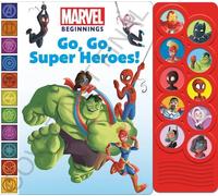 Marvel Beginnings: Go, Go, Super Heroes! Sound Book - PI Kids