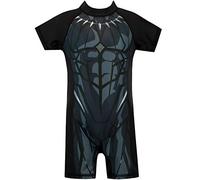 Marvel Black Panther Boys Swimsuit Black Age 3 to 4 Years
